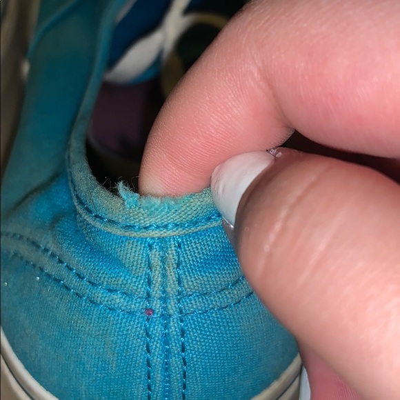 Turquoise Vans - Picture 2 of 2